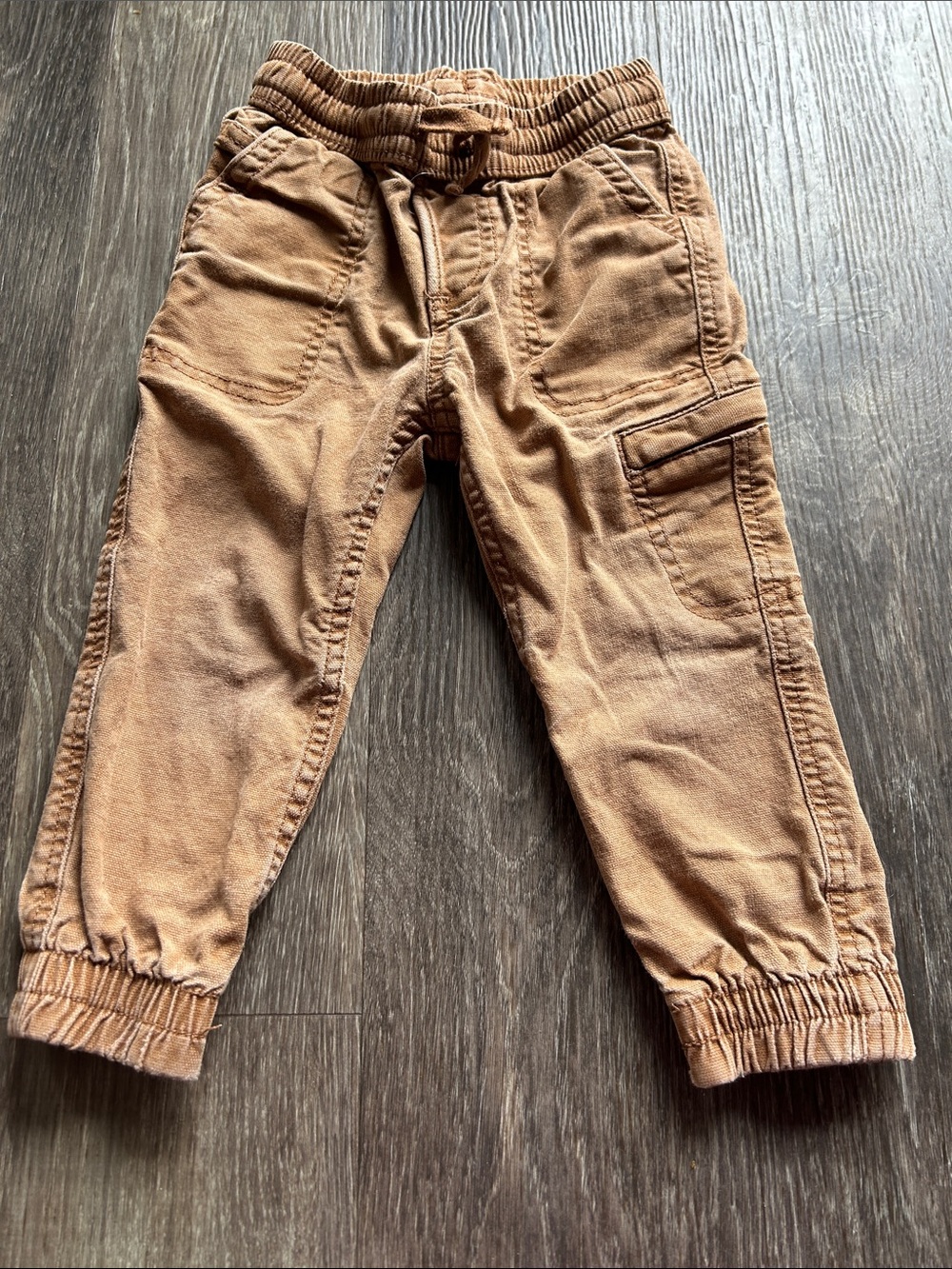 4/$20 GAP Kids Tan Cargo Jogger Pants Sz 2